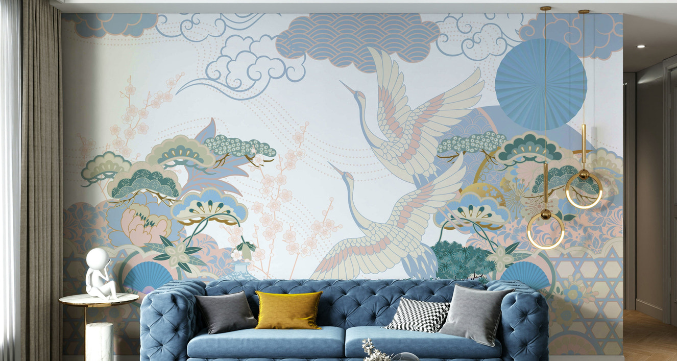 The design feels graceful and peaceful.

