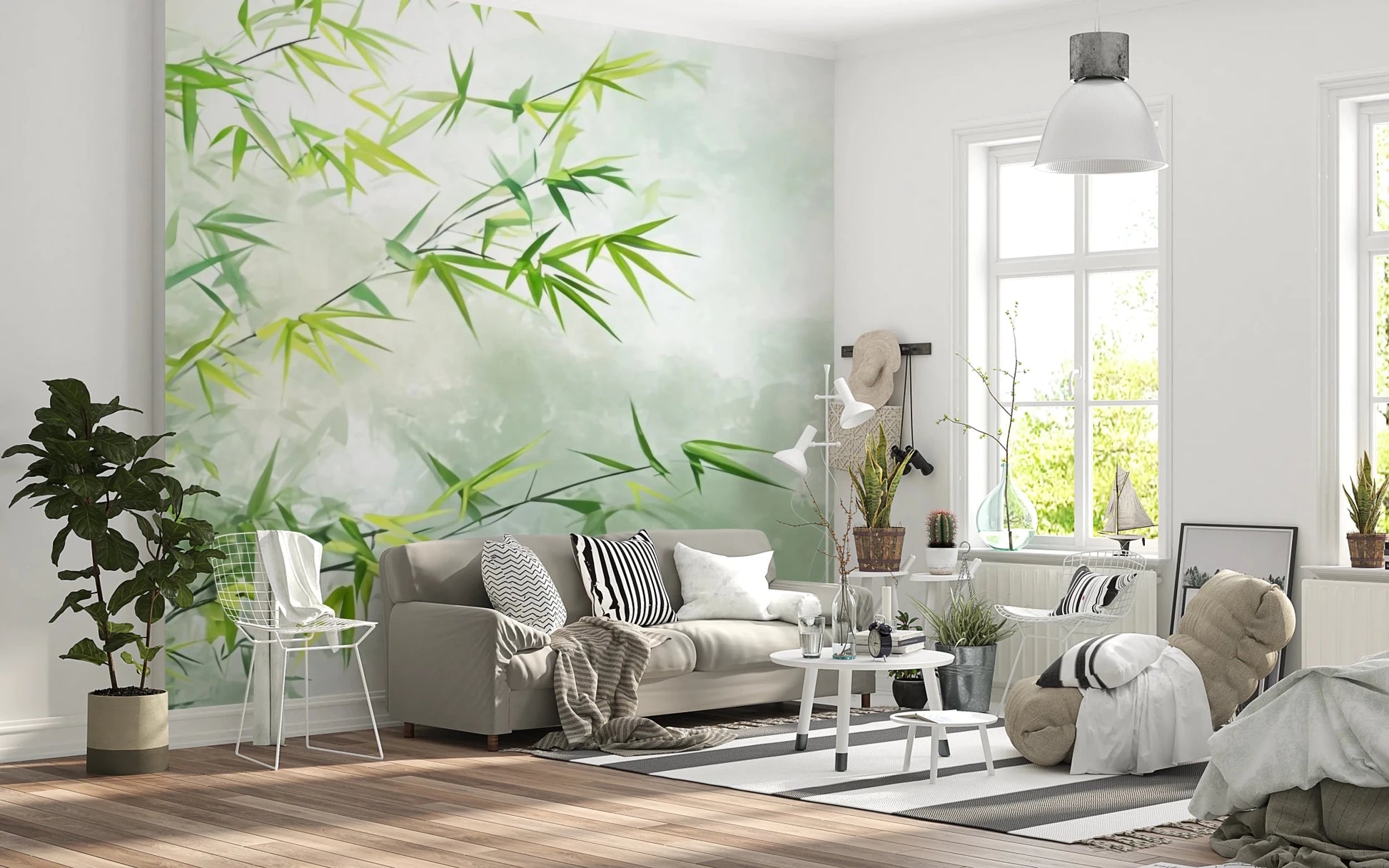 Tranquil Bamboo Wall Mural