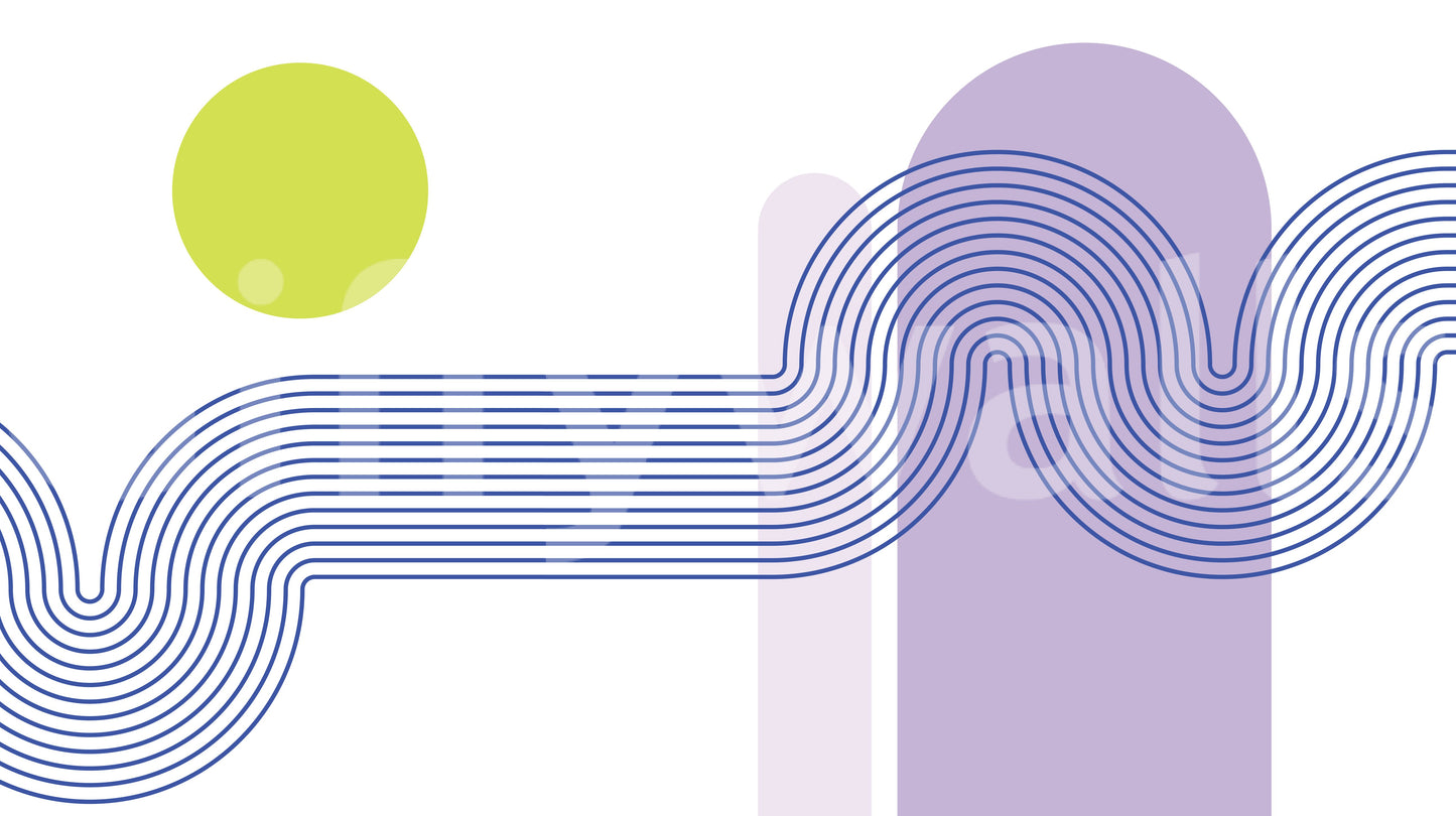 Tranquil Courbes murales murales