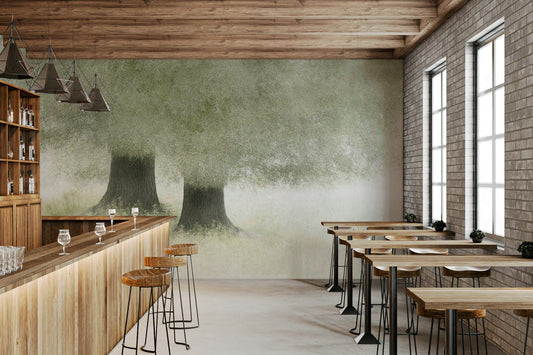 Verdant Veil Wall Mural -2111102