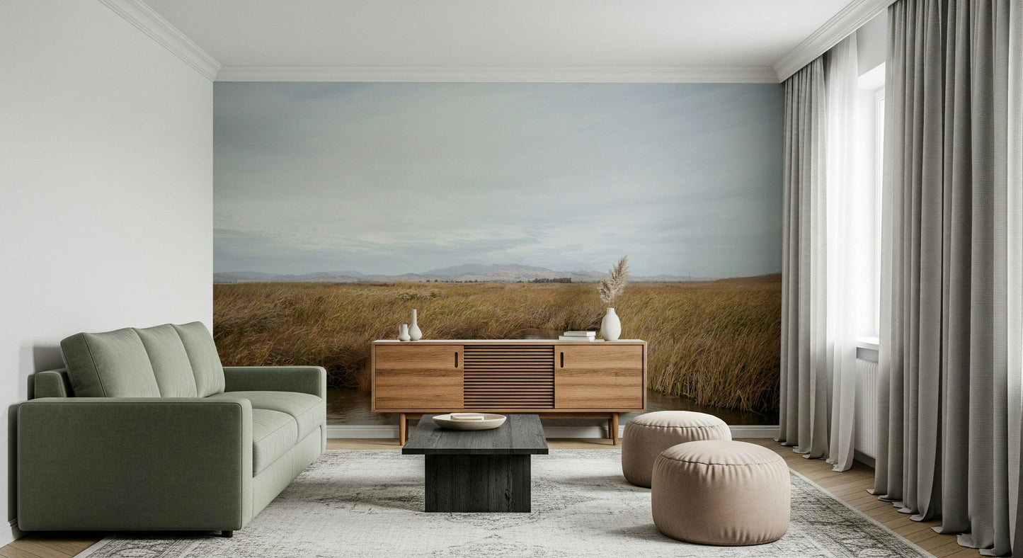 Tranquil Marsh View Wall Mural -2670006