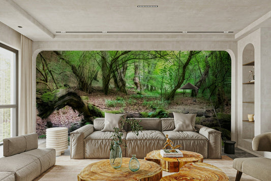 Woodland forest mural wallpaper

