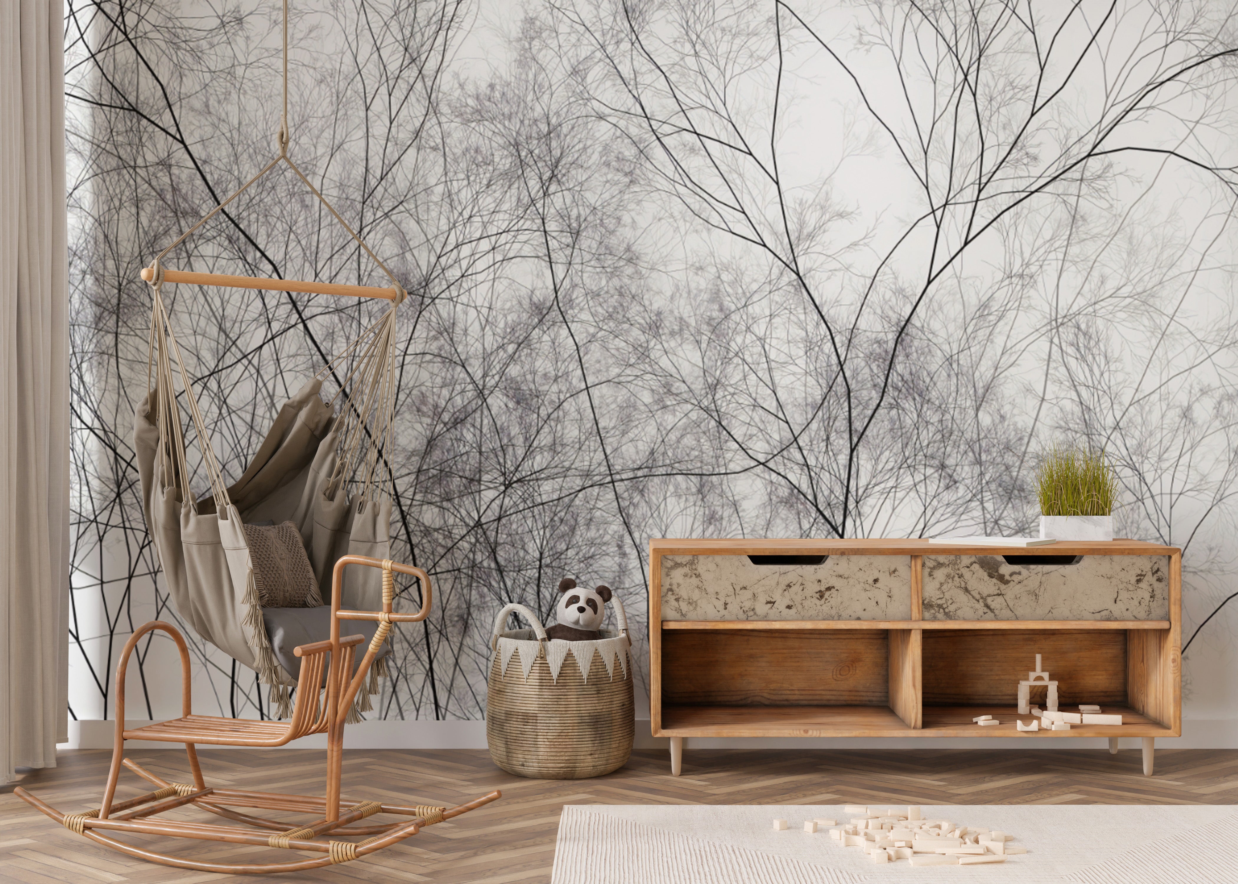 Tree Veins Art Wallpaper Murals | Giffywalls