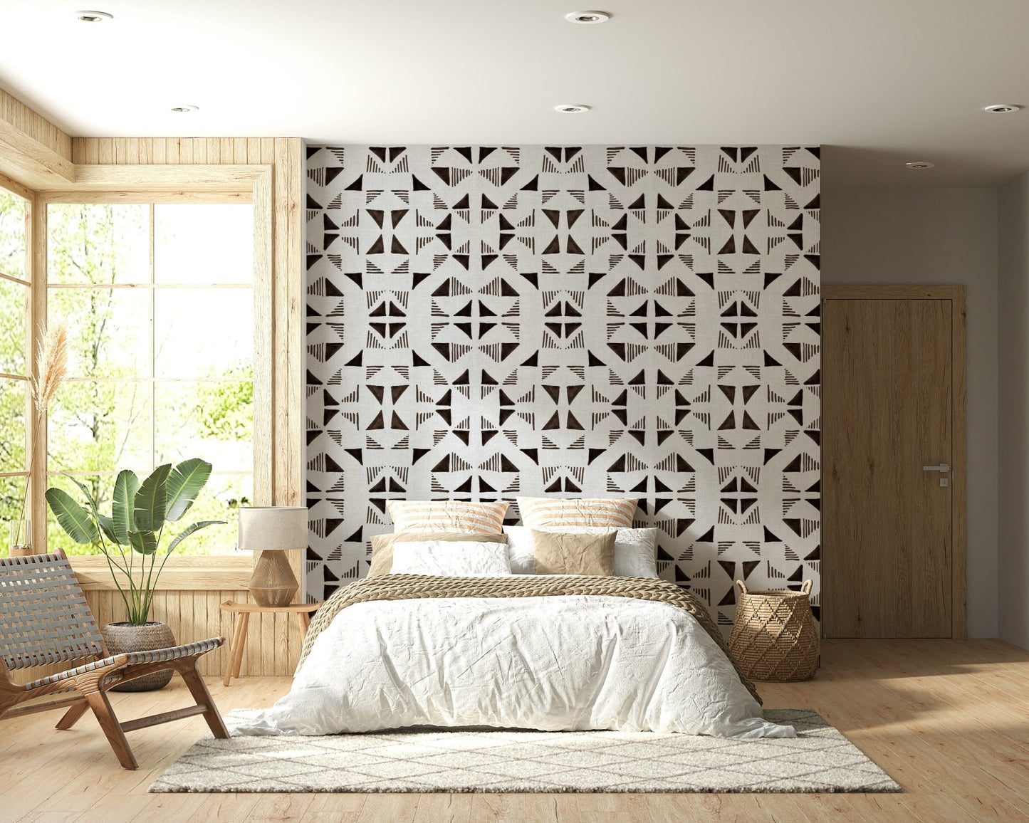 Triangles Composition Chocolat Wallpaper⁠