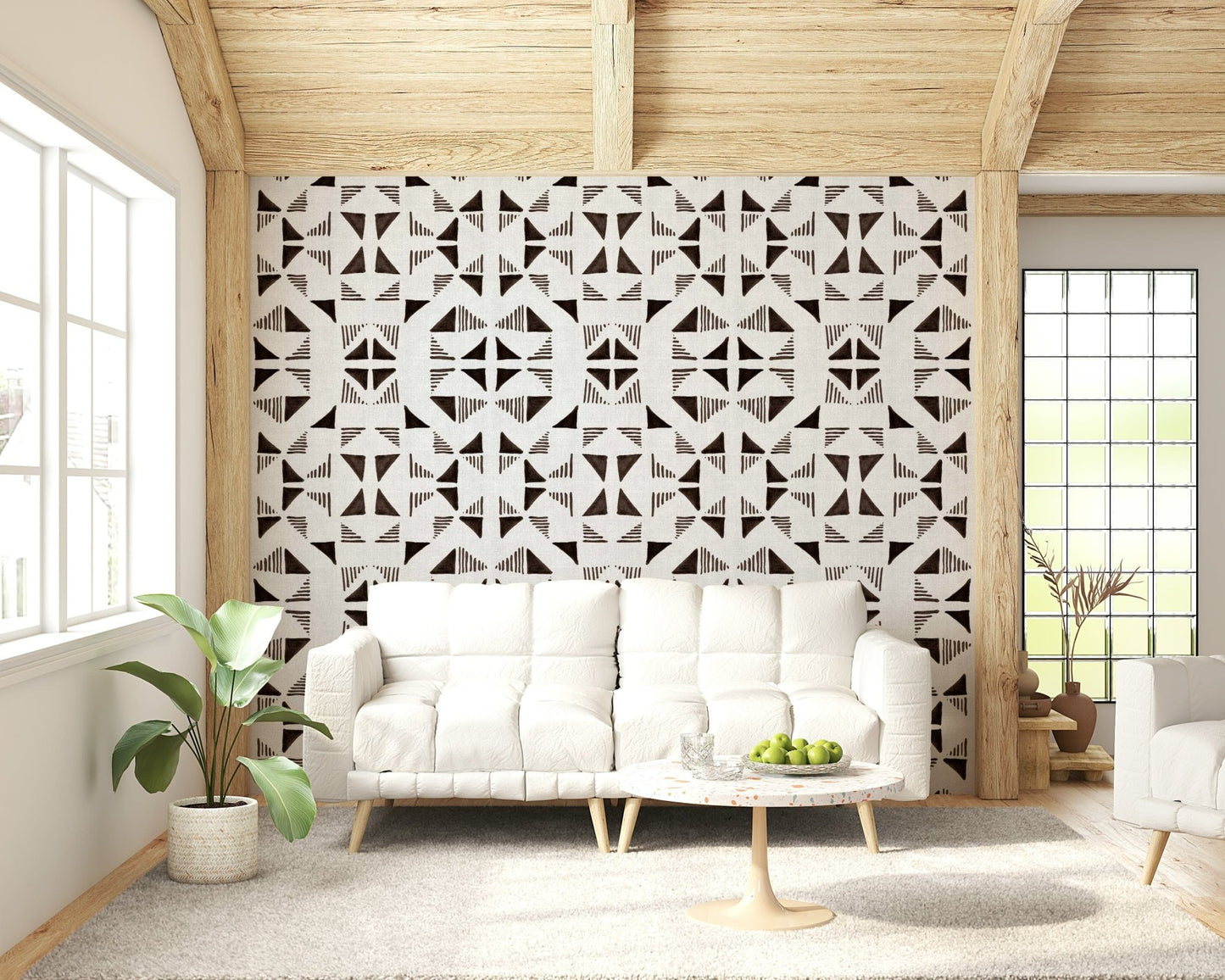 Triangles Composition Chocolat Wallpaper⁠