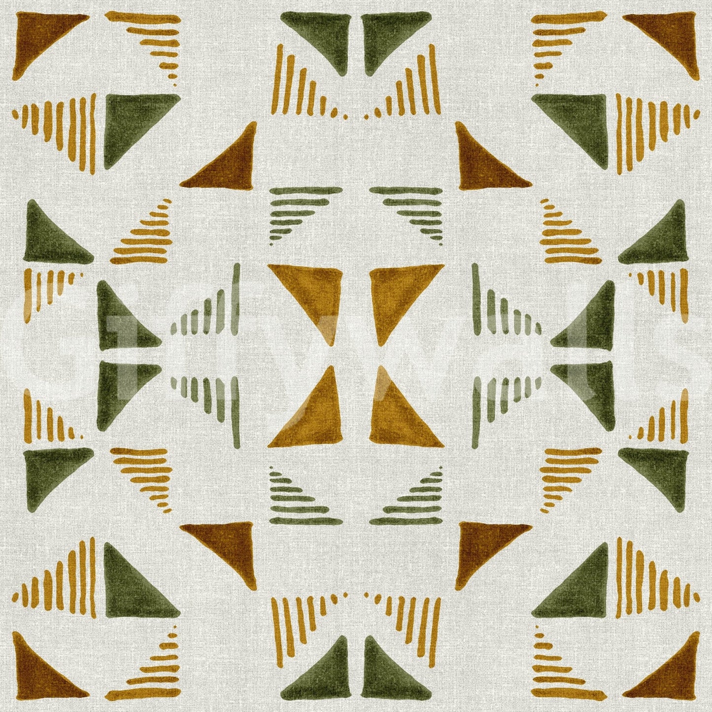 Triangles Composition Foliage Wallpaper‚Å†