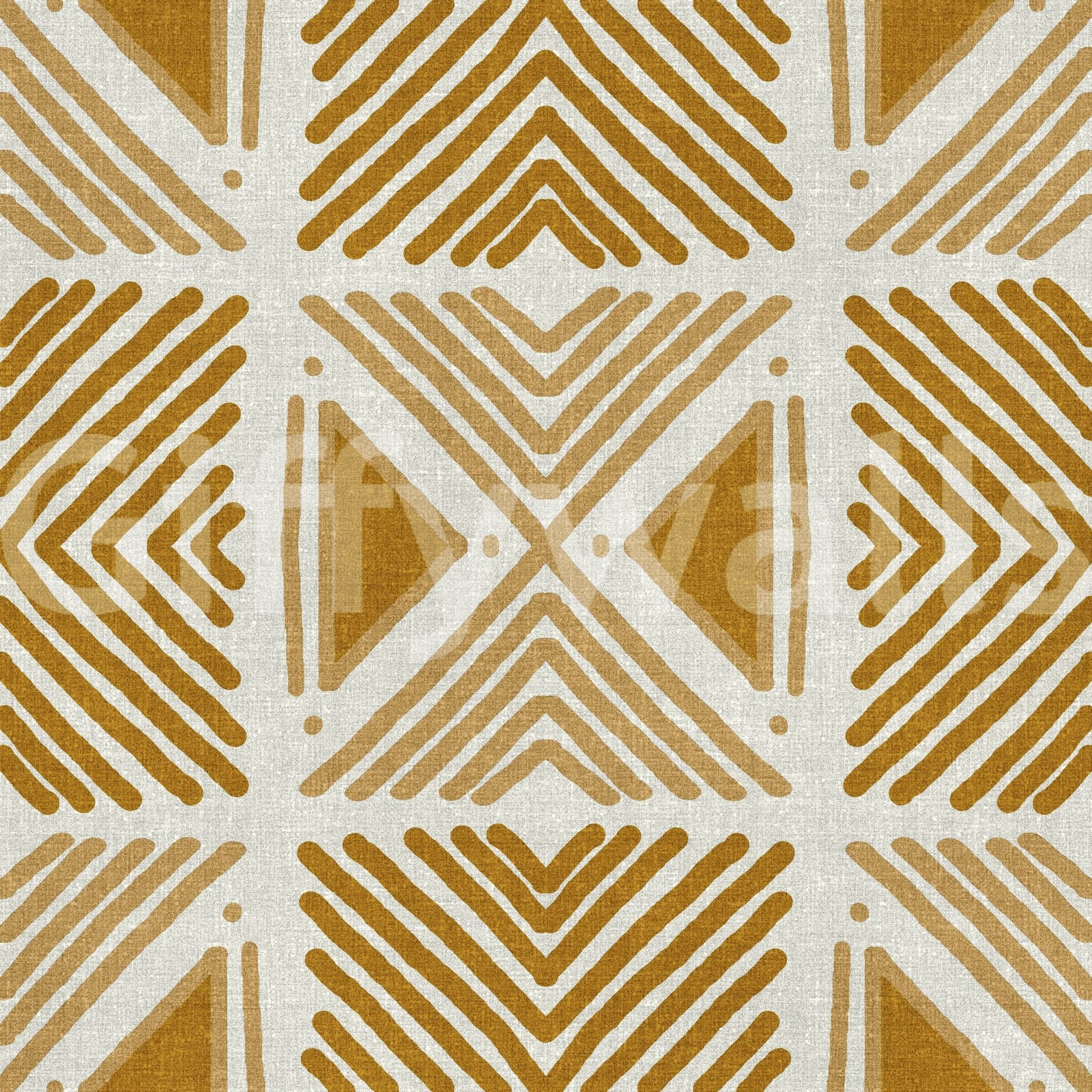 Organic abstract wallpaper, ethnic inspiration, unique Tribal Foliage.