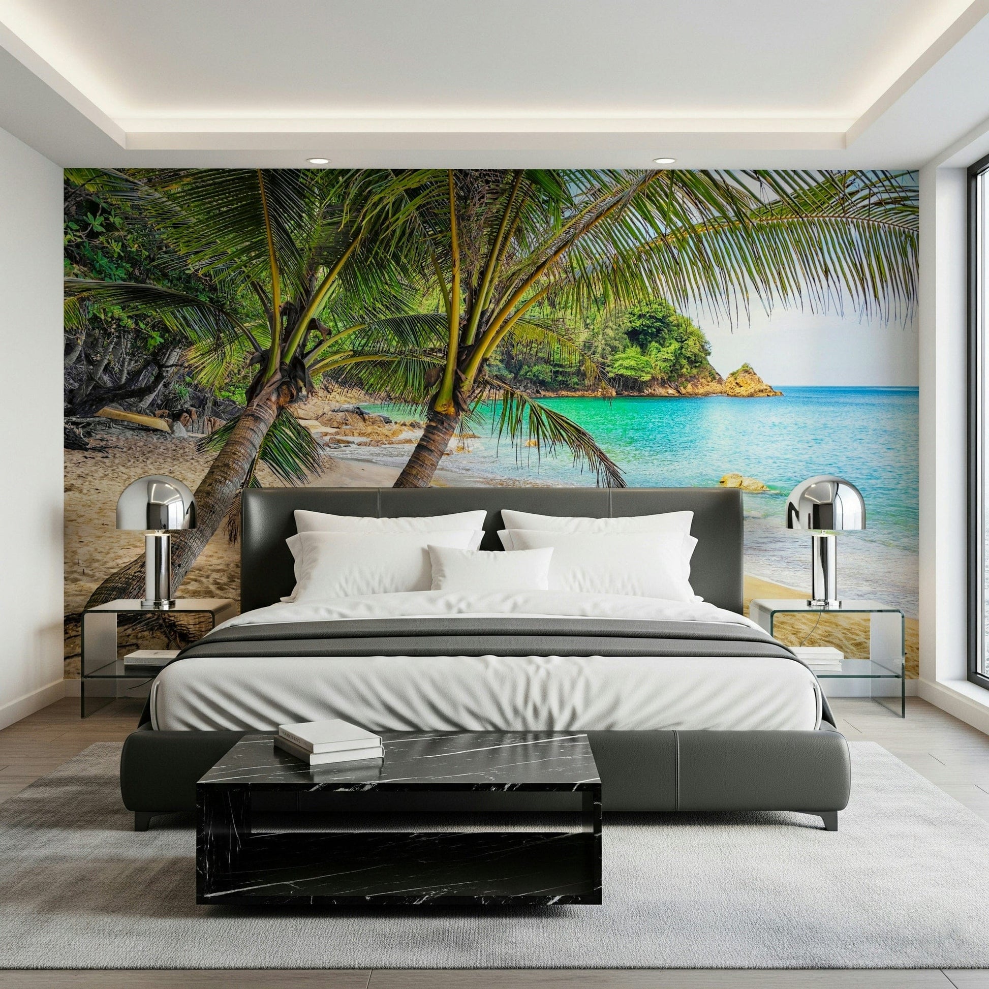 Tropical Beach Escape Wall Mural