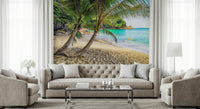 Tropical Beach Escape Wall Mural
