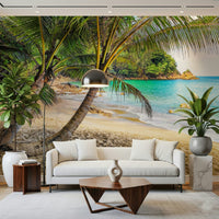 Tropical Beach Escape Wall Mural