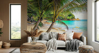 Tropical Beach Escape Wall Mural