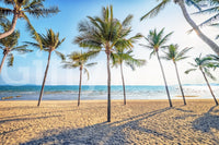 Tropical Beach Scene Wall Mural