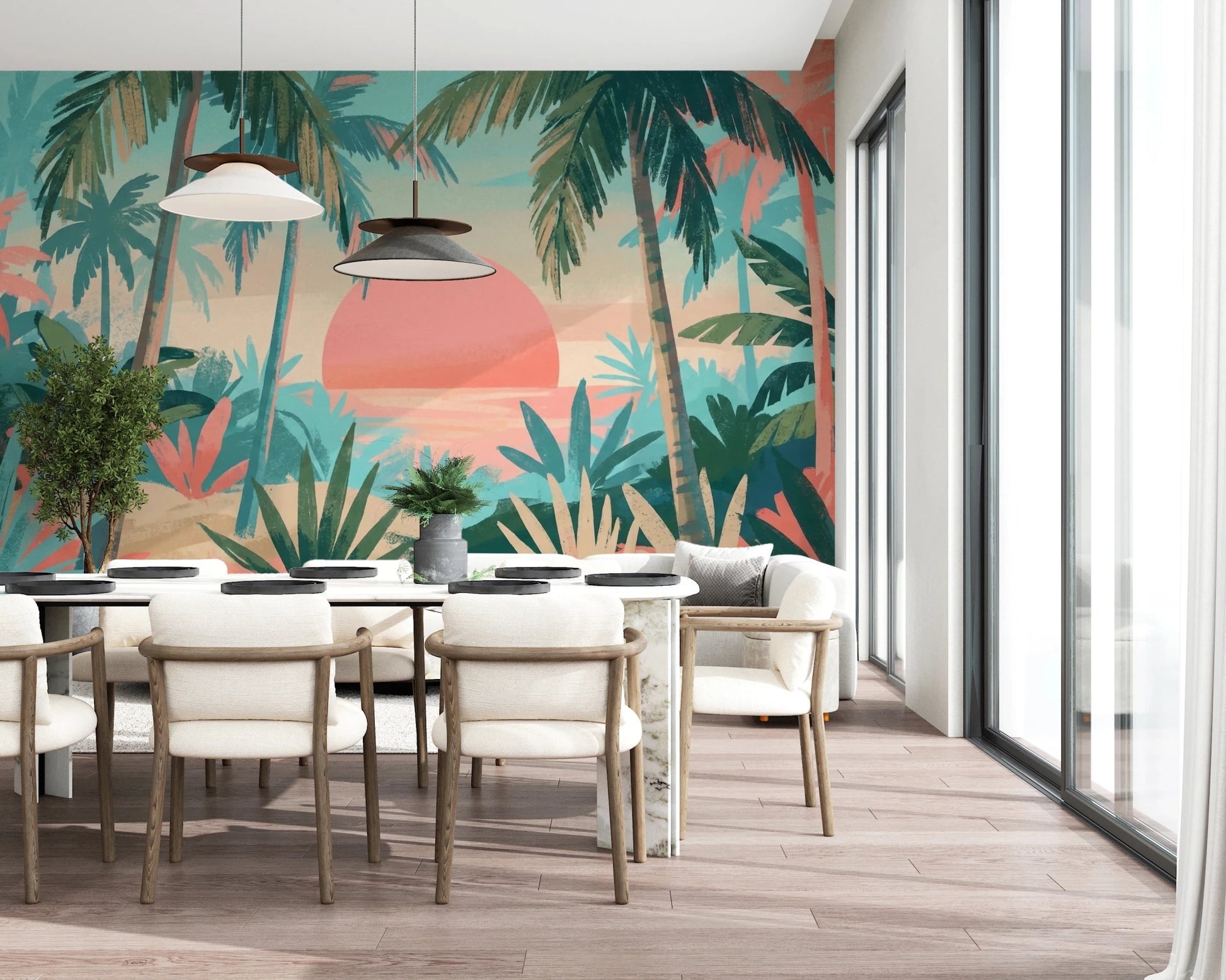 Tropical Calm Wall Mural