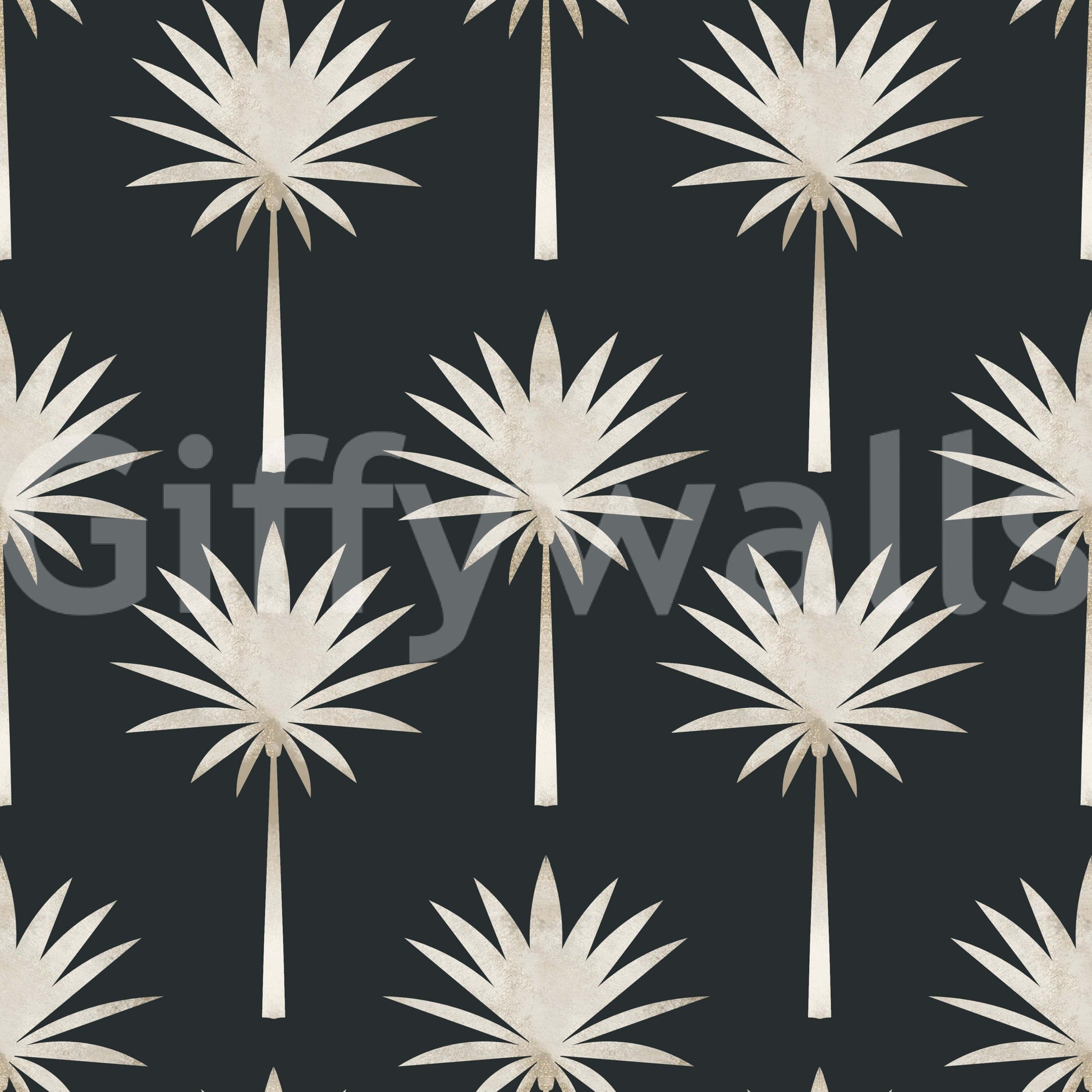 Art Deco Tropical Flair wall paper for walls with striking, elegant contrast.