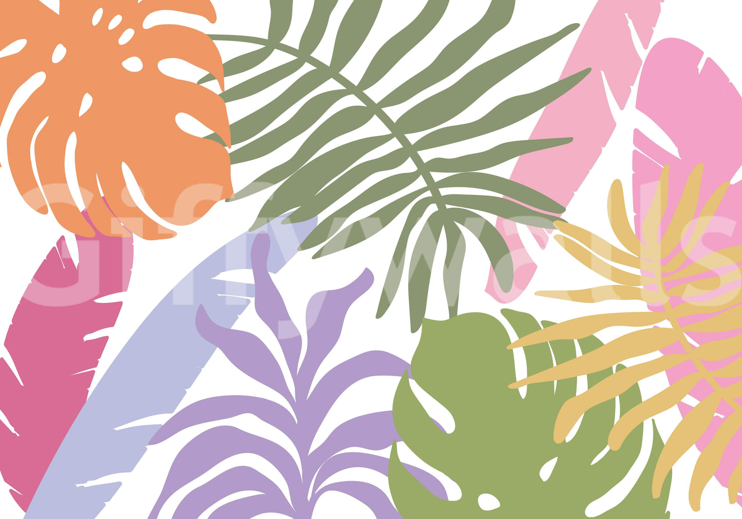 A high-quality serene flower wall mural for walls.

