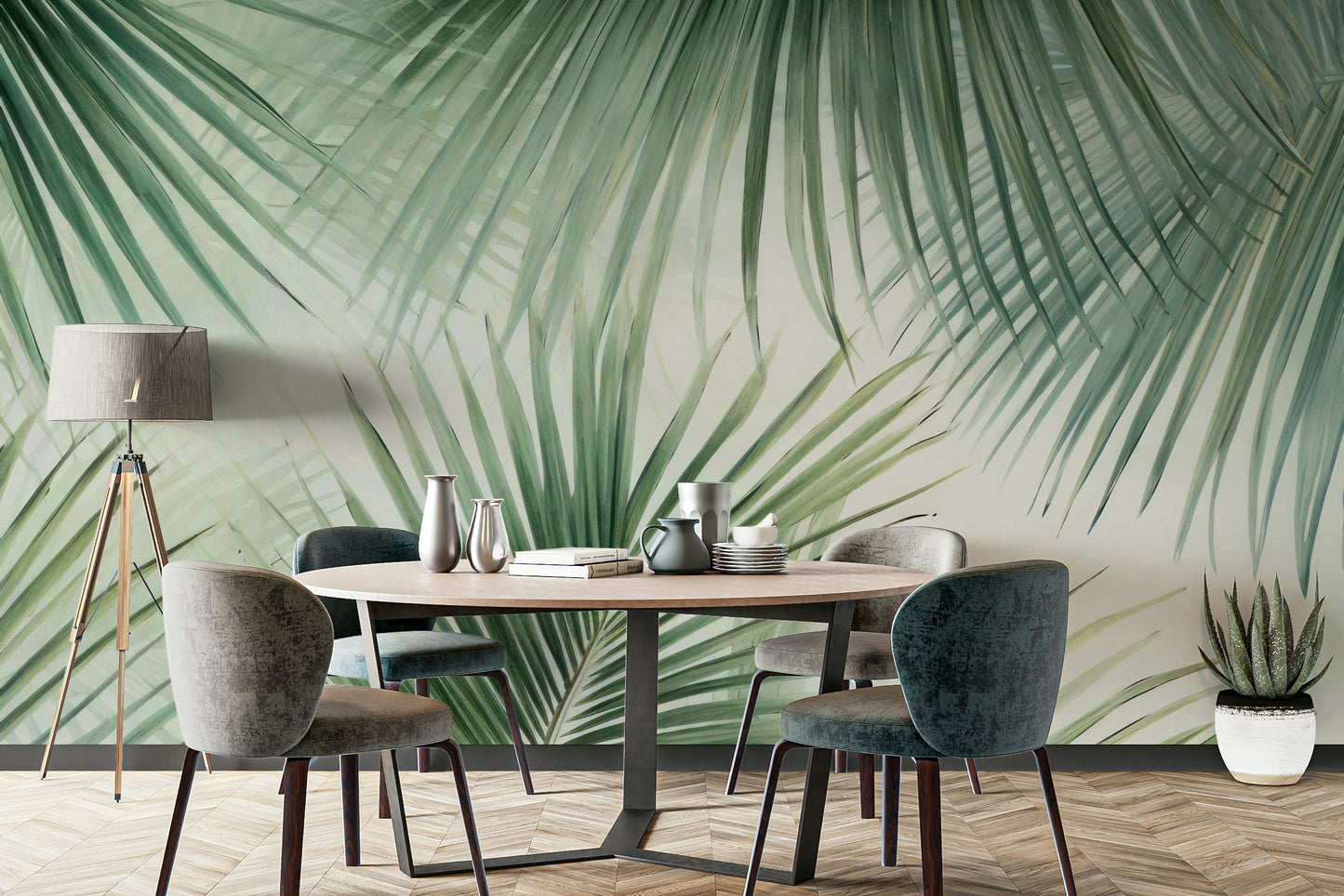 Tropical Oasis wall mural

