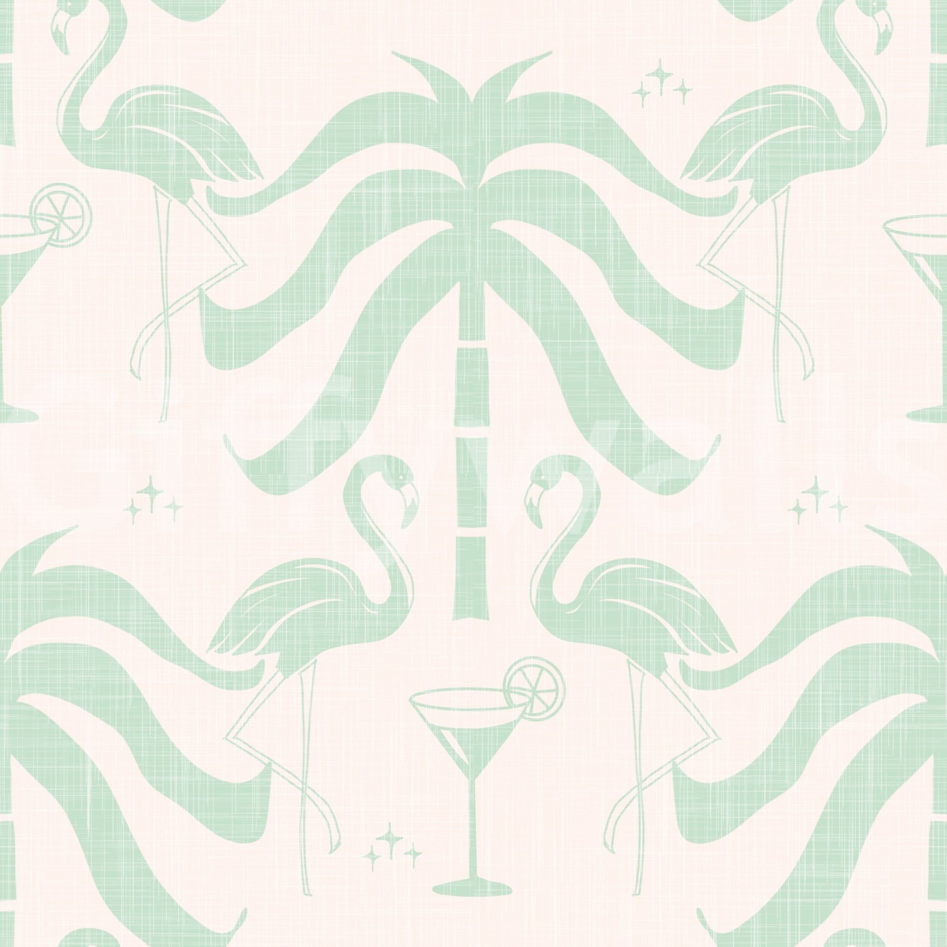 The design is non-realistic and interpretive.

