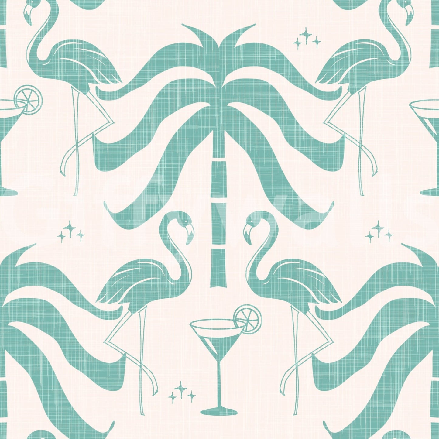 The design is non-realistic and interpretive.

