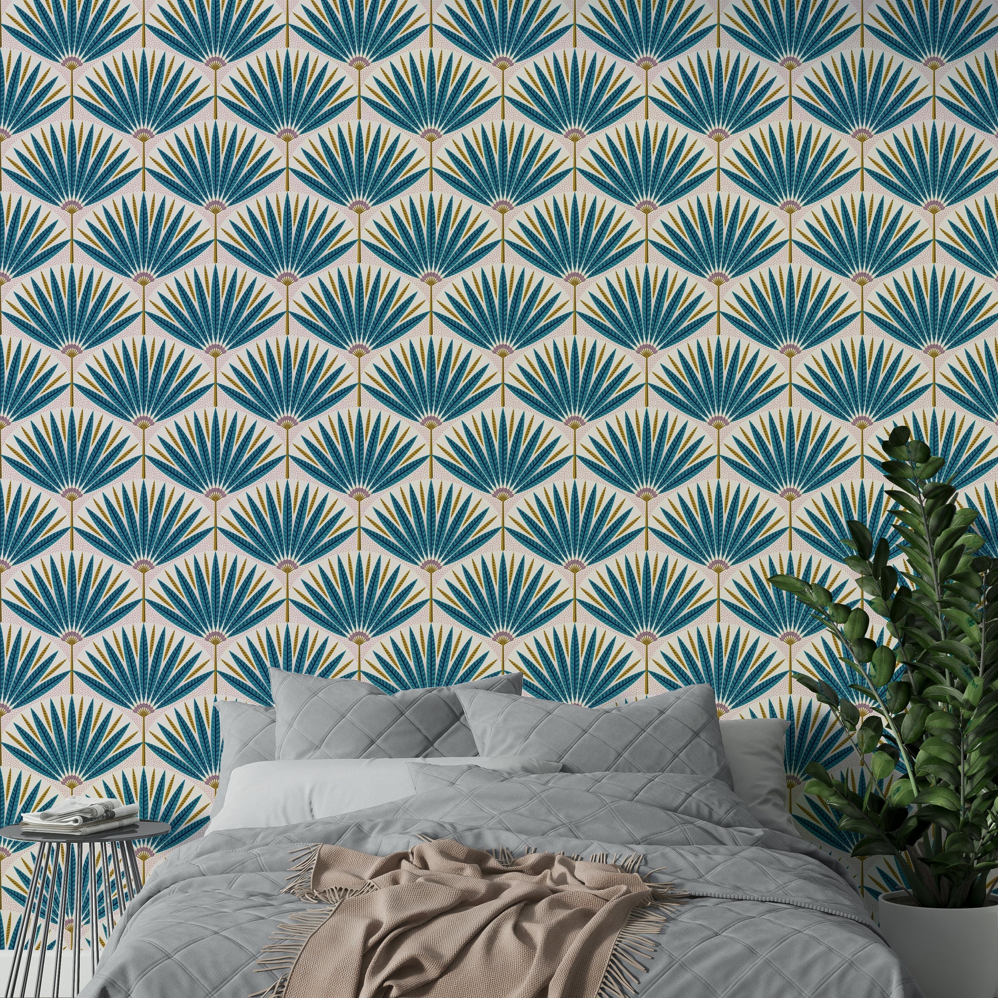 Vibrant tropical wallpaper perfect for feature walls

