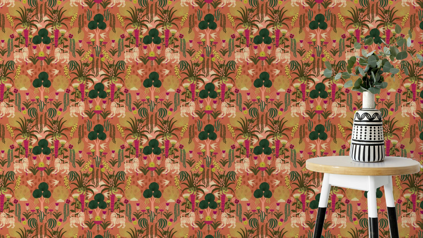 トロピカルタイガーガーデンの壁紙⁠