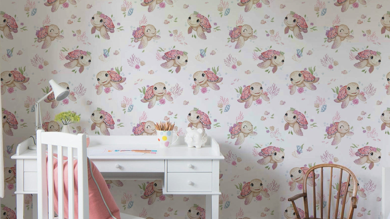 Turtle Tots wallpaper with cute baby sea turtles

