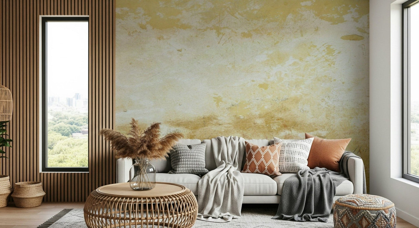 Subtle earthy texture wall mural for living room