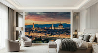 Historic Florence Twilight wall covering beautiful skyline.