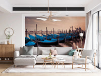Twilight Gondolas Wall Mural