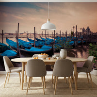 Twilight Gondolas Wall Mural