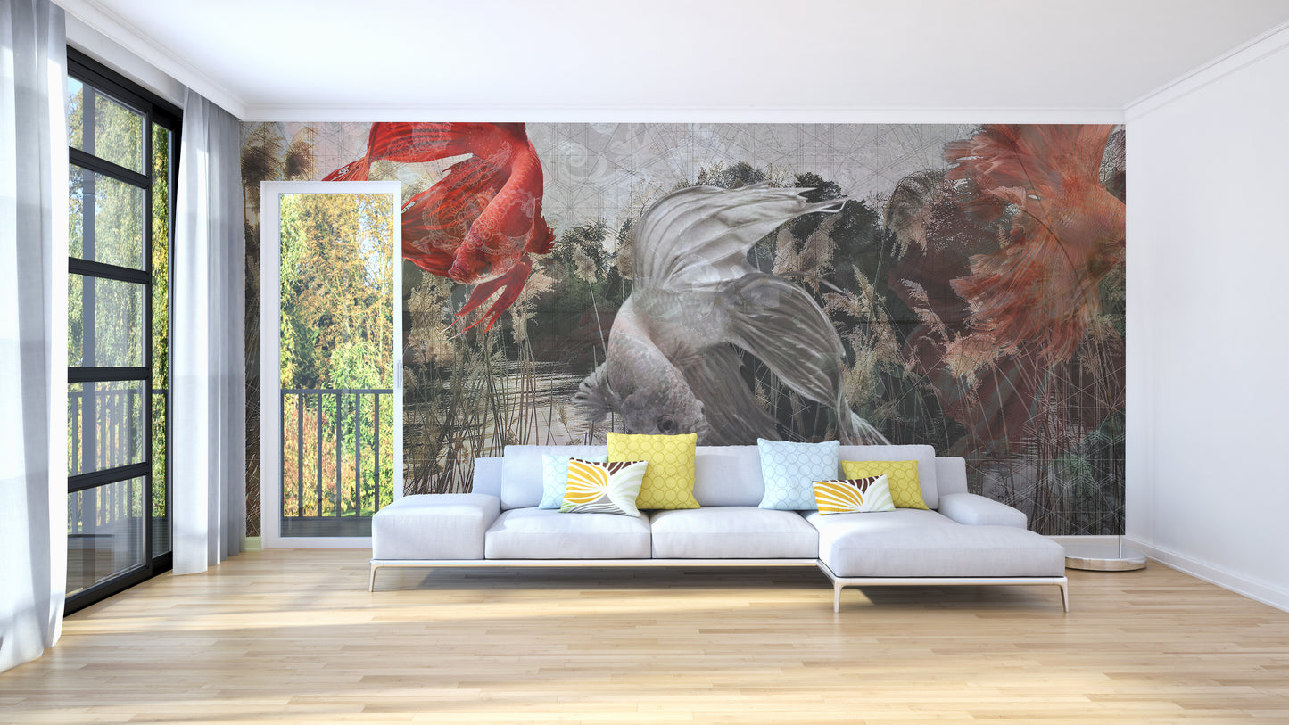 Underwater Fishes Wallpaper Murals - Giffywalls