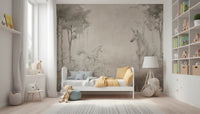 Unicorns in a Magical Dreamy Forest – Natural Wall Mural