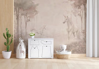 Unicorns in a Magical Dreamy Forest – Shell Wall Mural