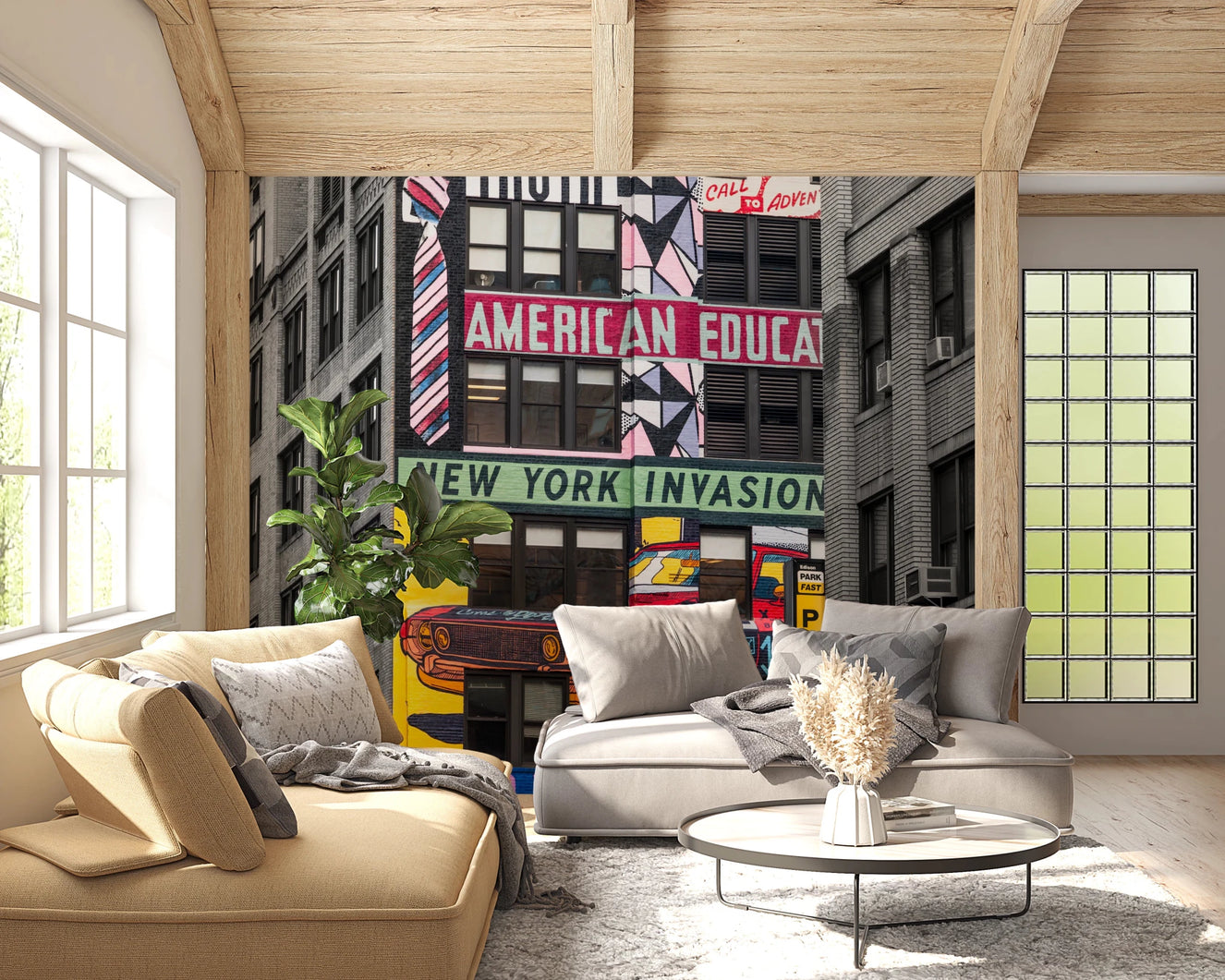 Urban Art Invasion Wall Mural