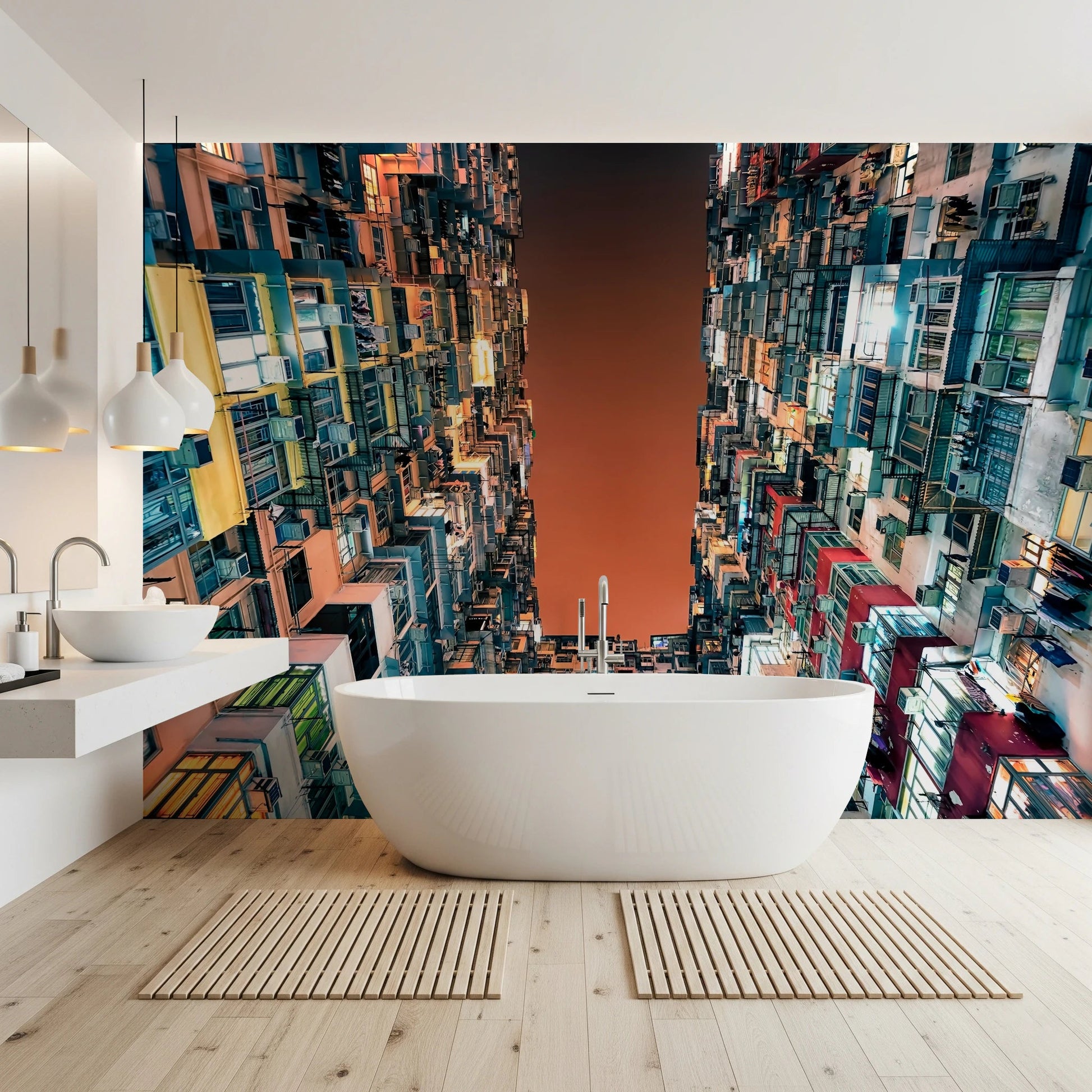 Urban Canyon Wall Mural