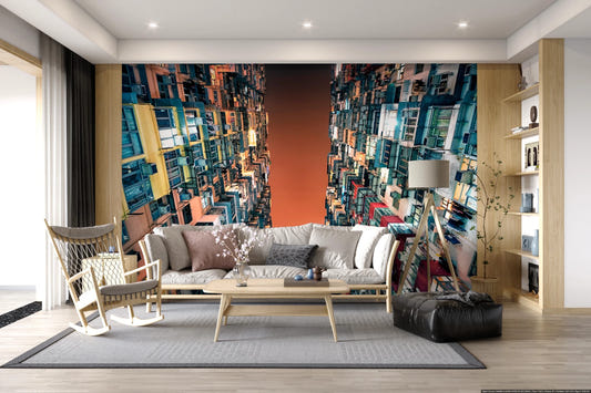 Urban Canyon Wall Mural