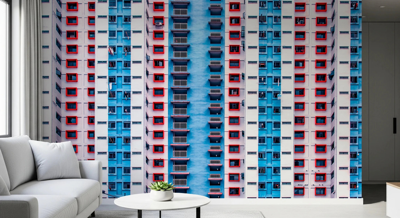 Urban Gridlock Wall Mural