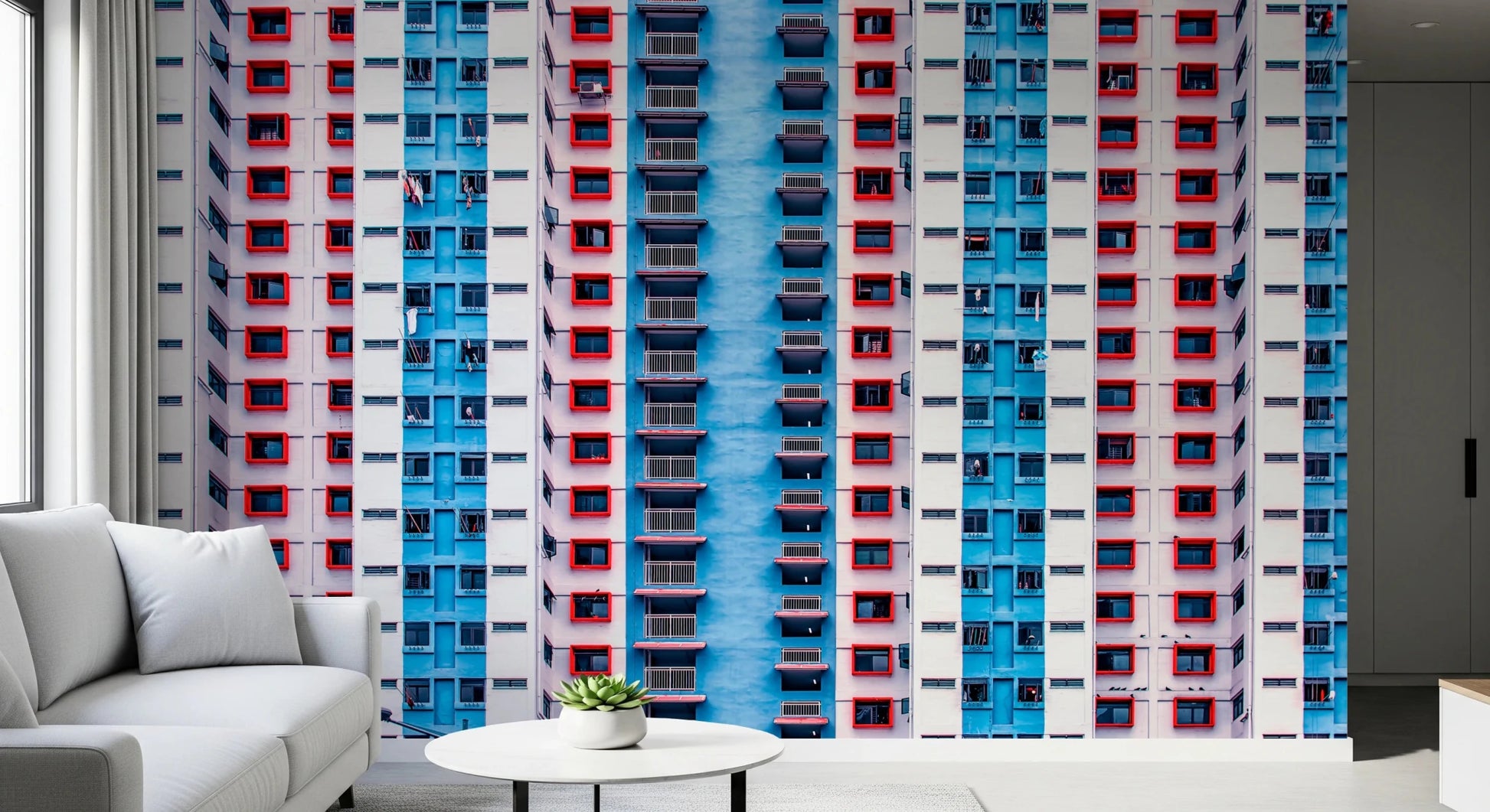 Urban Gridlock Wall Mural