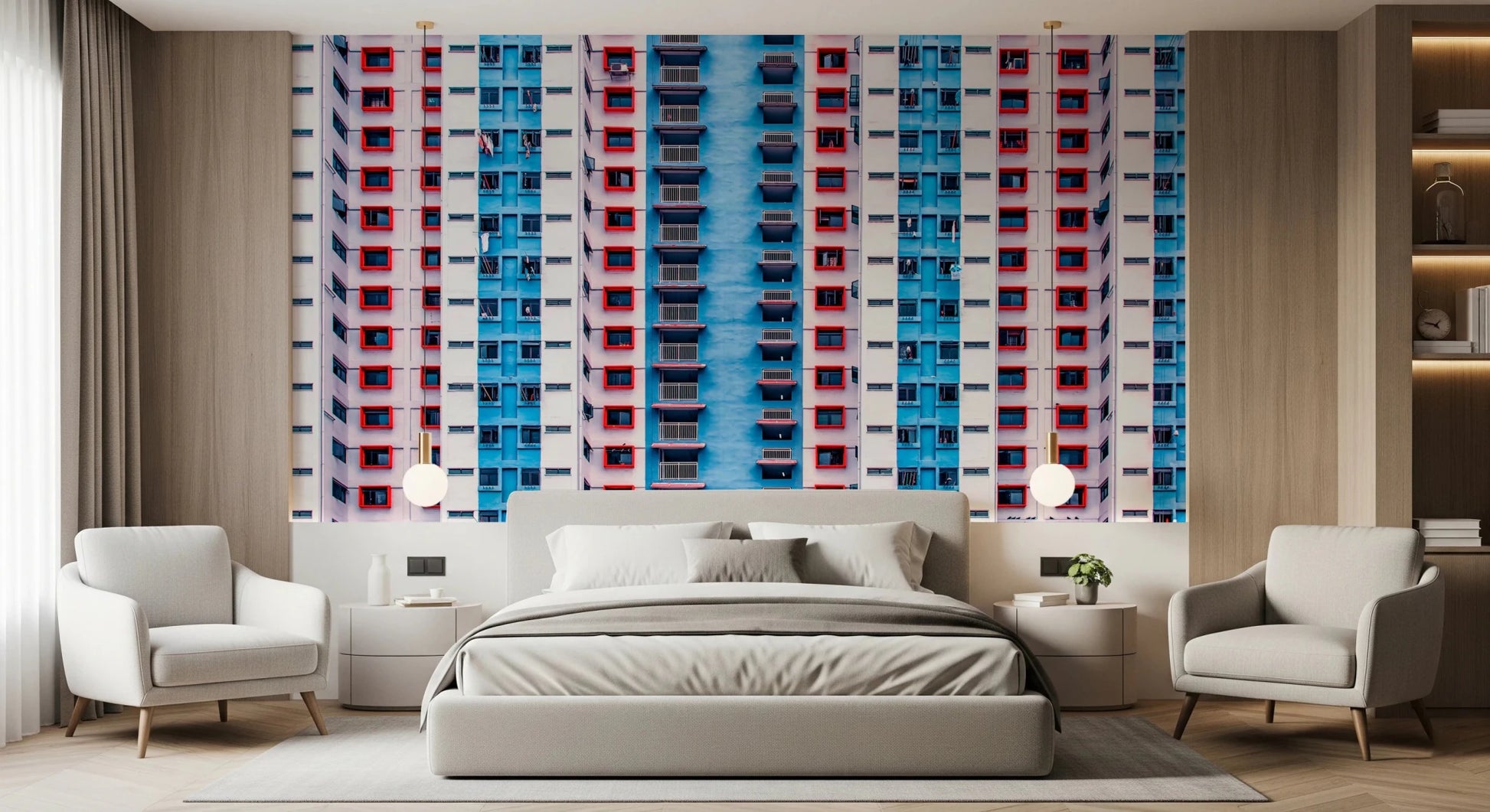 Urban Gridlock Wall Mural