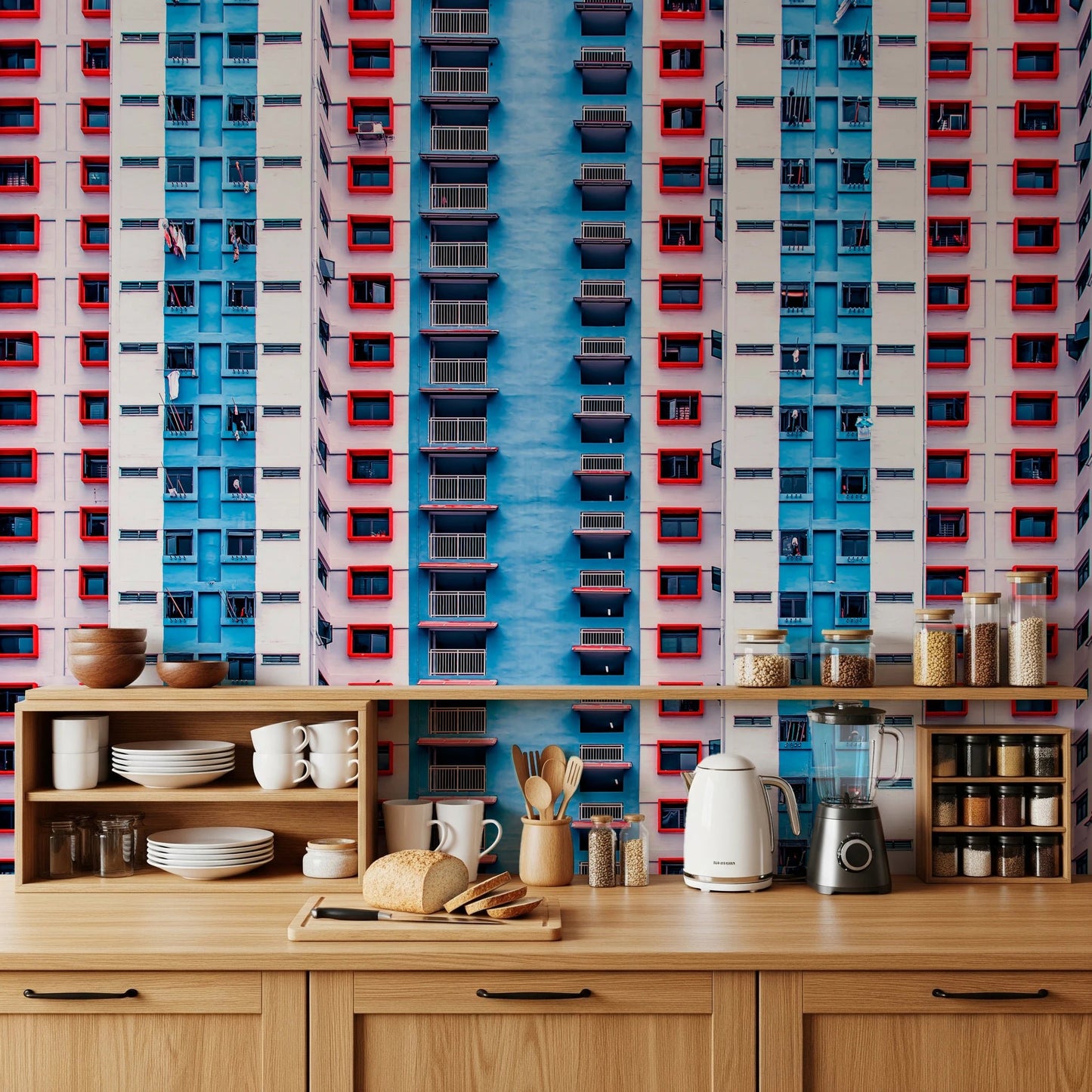 Urban Gridlock Wall Mural