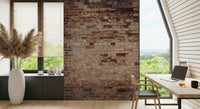 Textured wall mural with urban-inspired rough surfaces for modern loft or industrial interior décor.