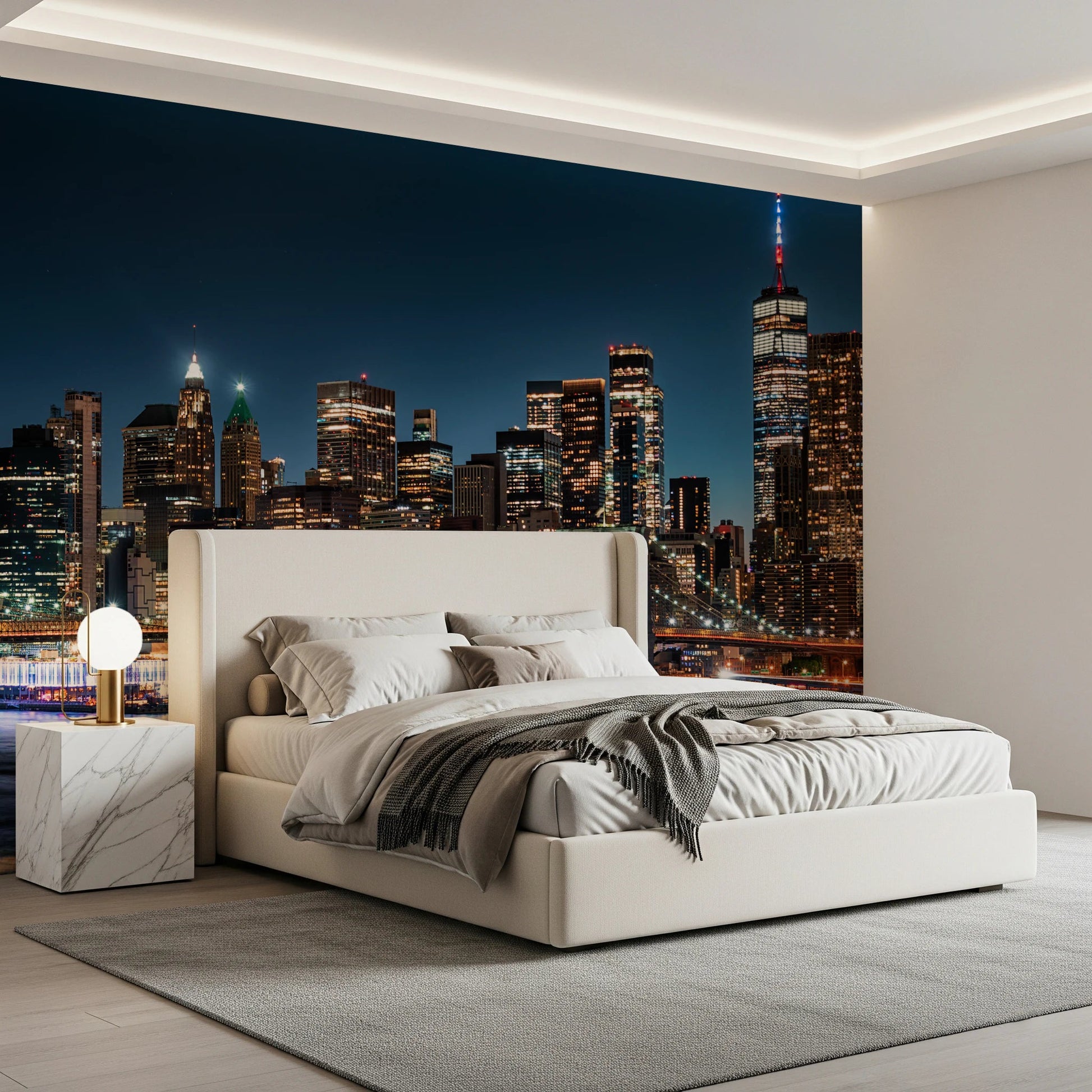 Urban Nightscape Wall Mural