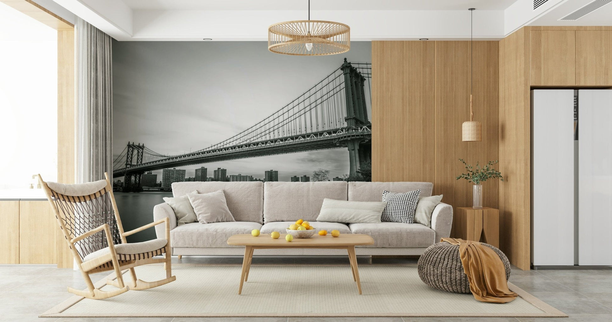 The Bridge poster Striking perspective of Brooklyn viewpoint.