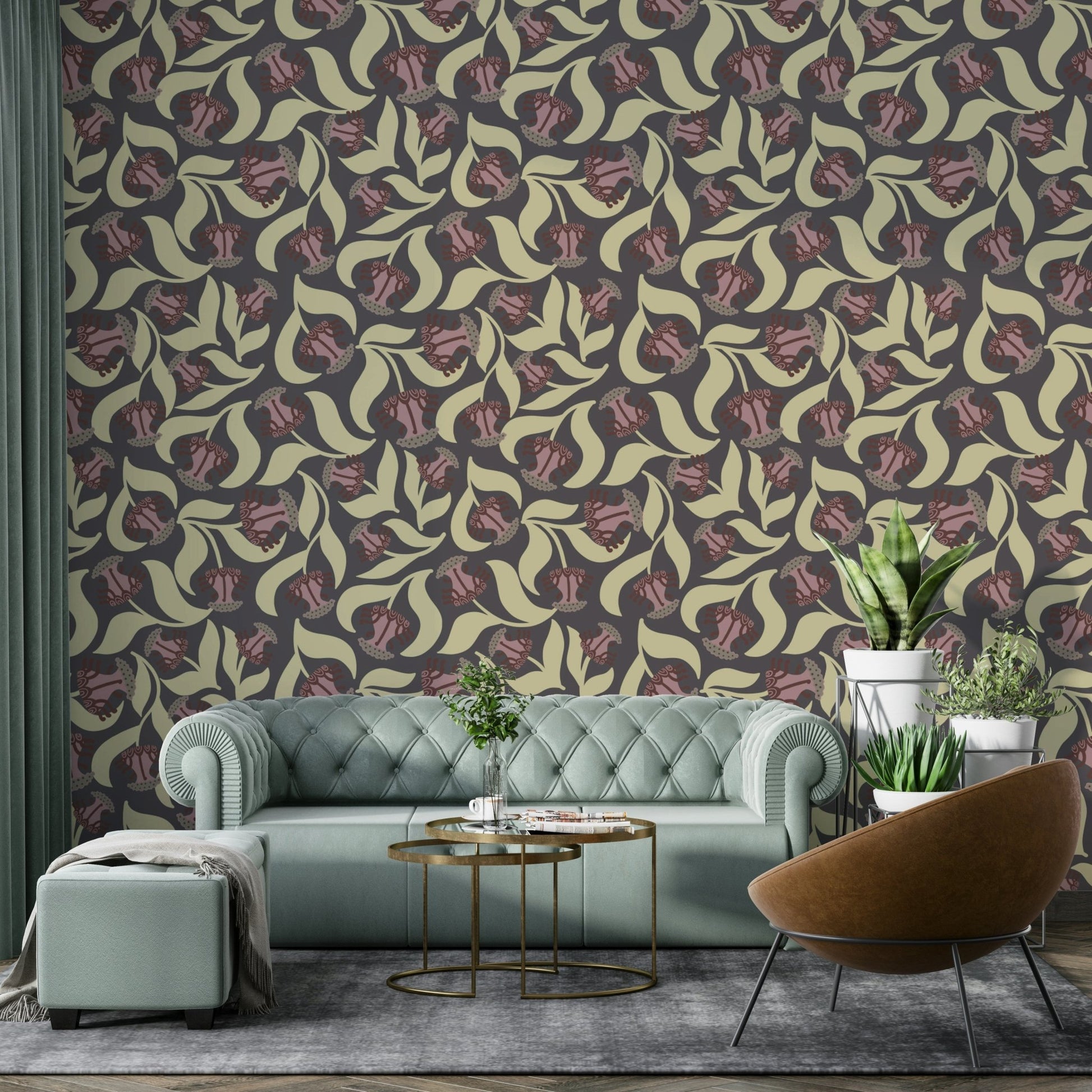 The texture appears smooth and painterly, like an abstract painting.
