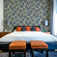 A modern and artistic wallpaper pattern.
