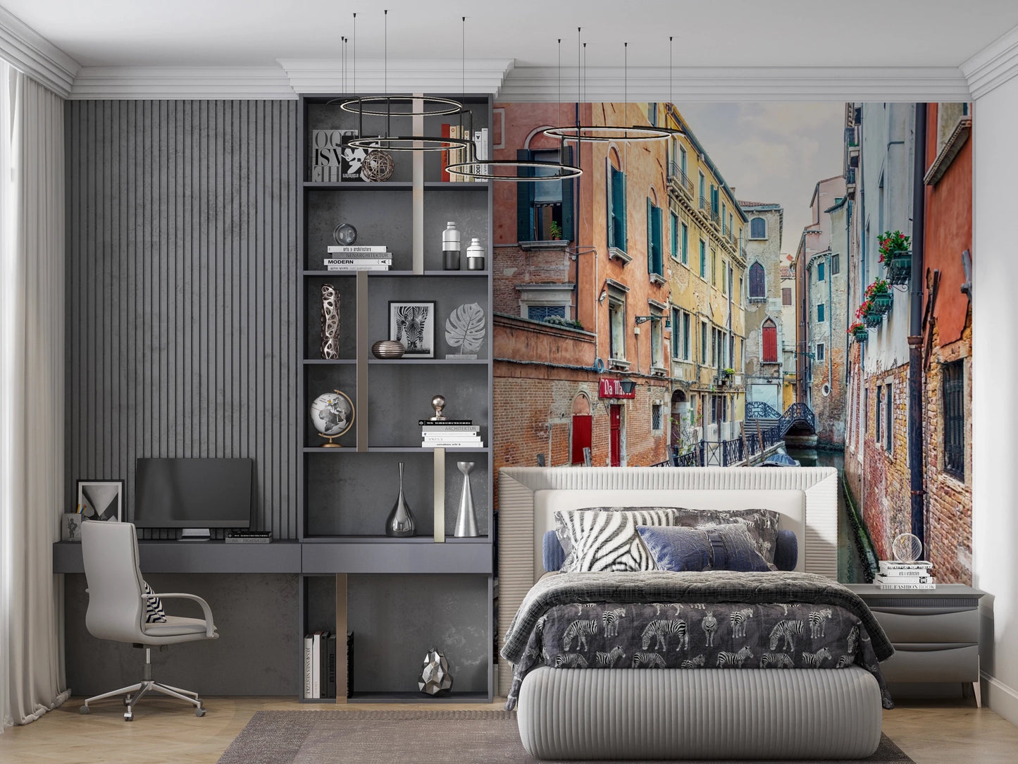 Venetian Canal Serenade Wall Mural