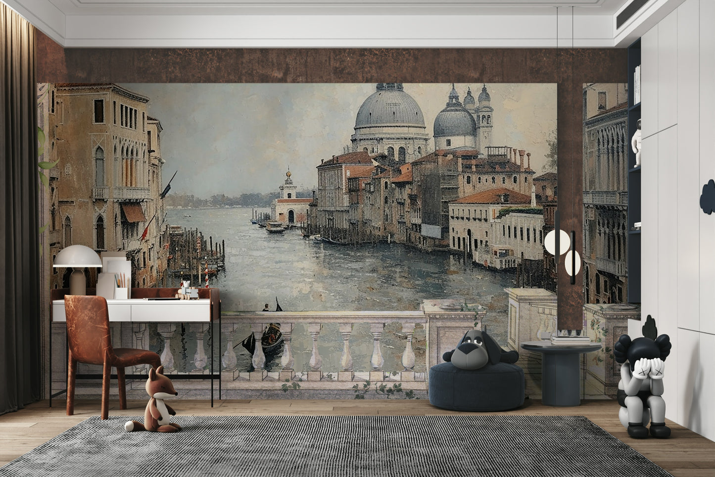 Venetian Canal View Wallpaper