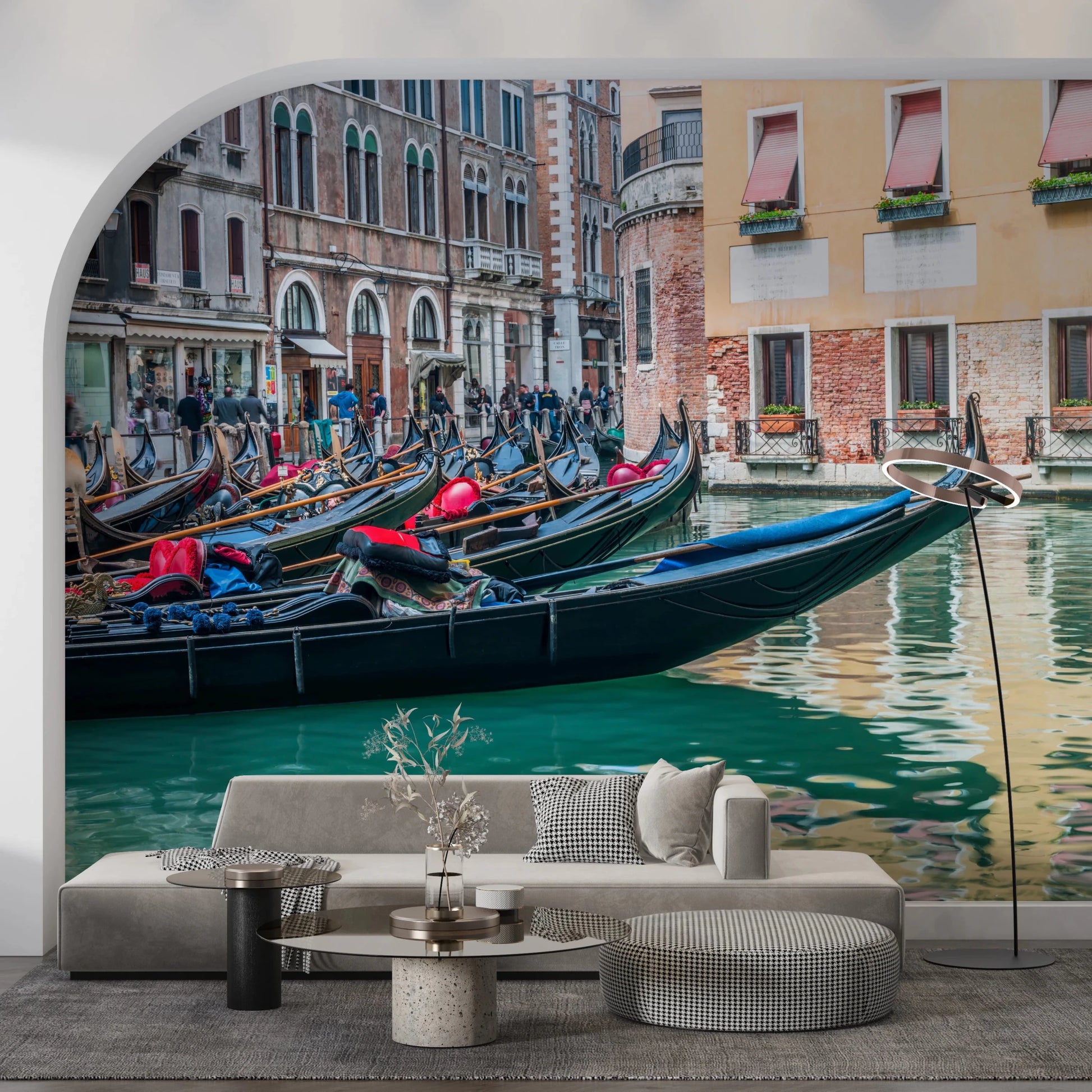 Venetian Gondolas Serenity Wall Mural