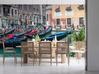 Venetian Gondolas Serenity Wall Mural