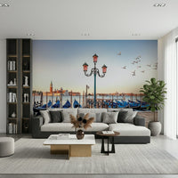 Elegant white structure Venice Serenity wallpaper ornate decorative