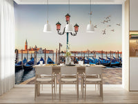 Iconic landmark India palace Venice Serenity peel and stick wallpaper